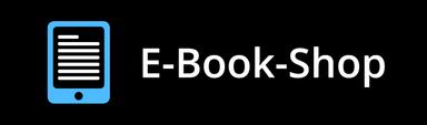 E-Book-Reader Icon mit E-Book Shop Text