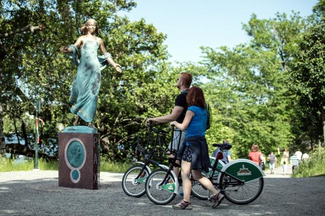 Wer den Nationalstadtpark mit dem Rad erkundet, sieht auch die kleinen Details dieser 27 Quadratkilometer großen Grünanlage (Foto: Lisa Arnold)