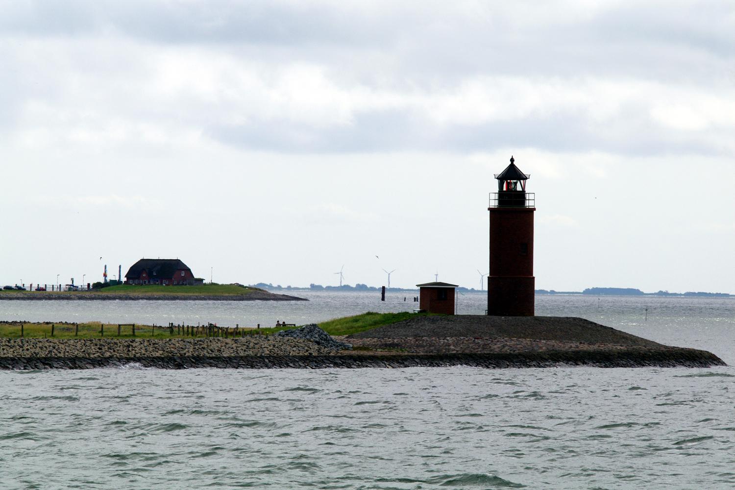 Der Mini-Leuchtturm Nordmarsch dient seit 1902 als Leitfeuer (Foto: Dieter Katz)