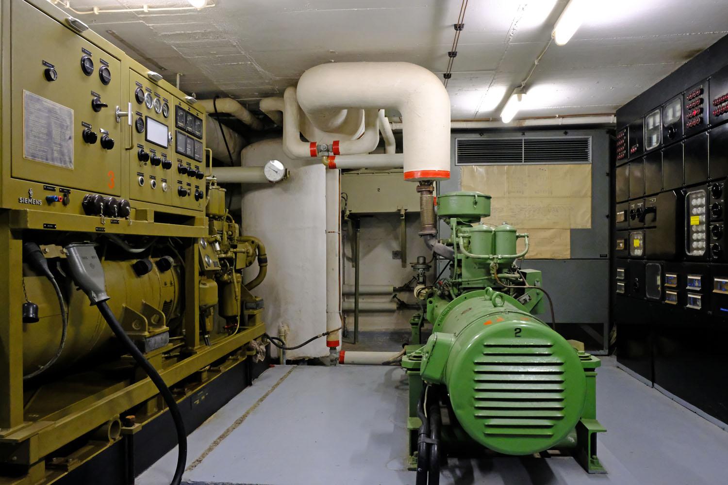 Starke Stromgeneratoren sorgen für den Notbetrieb