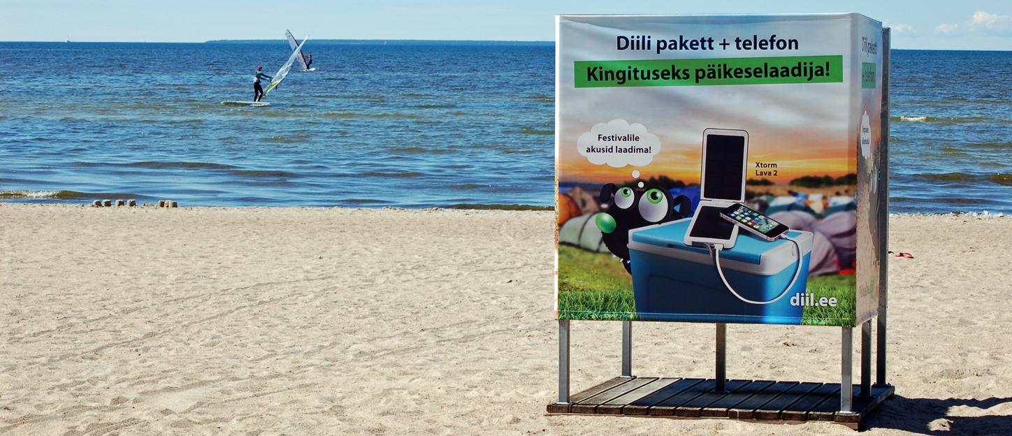 Ein Strandbesuch ohne Internet ist für Esten unvorstellbar (Foto: Maja Hoock)
