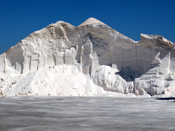Die Salzsalinen von Llevant &ndash; Abbaugebiet eines sehr guten Meersalzes. (Foto: Thomas Schröder)