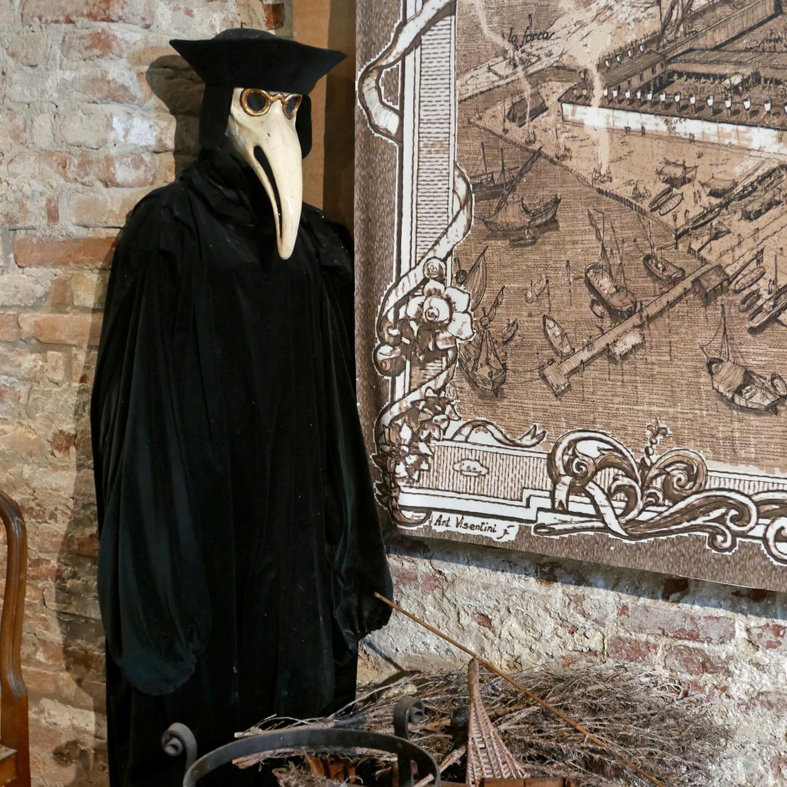 Besonders in den Seefahrerstädten gefürchtet, der Schwarze Tod (Foto: Sabine Becht und Sven Talaron)