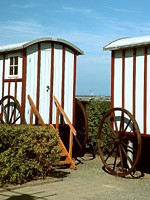 Historische Badekarren