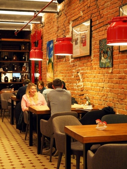 Im Lavka Lavka werden nachhaltige Lebensmittel aus der russischen Provinz verarbeitet (Foto: Anika Zeller)