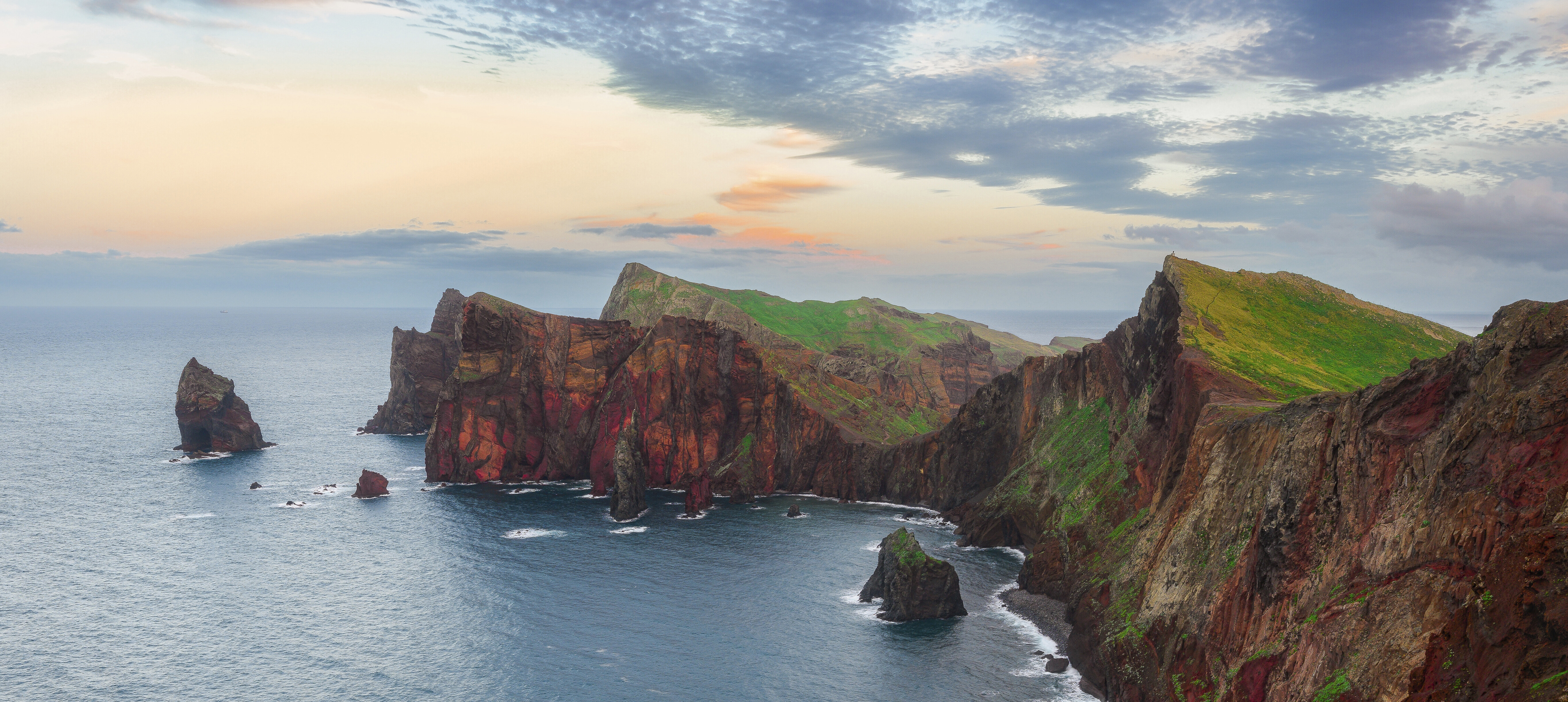 Dämmerung über der Ponta de São Lourenço
