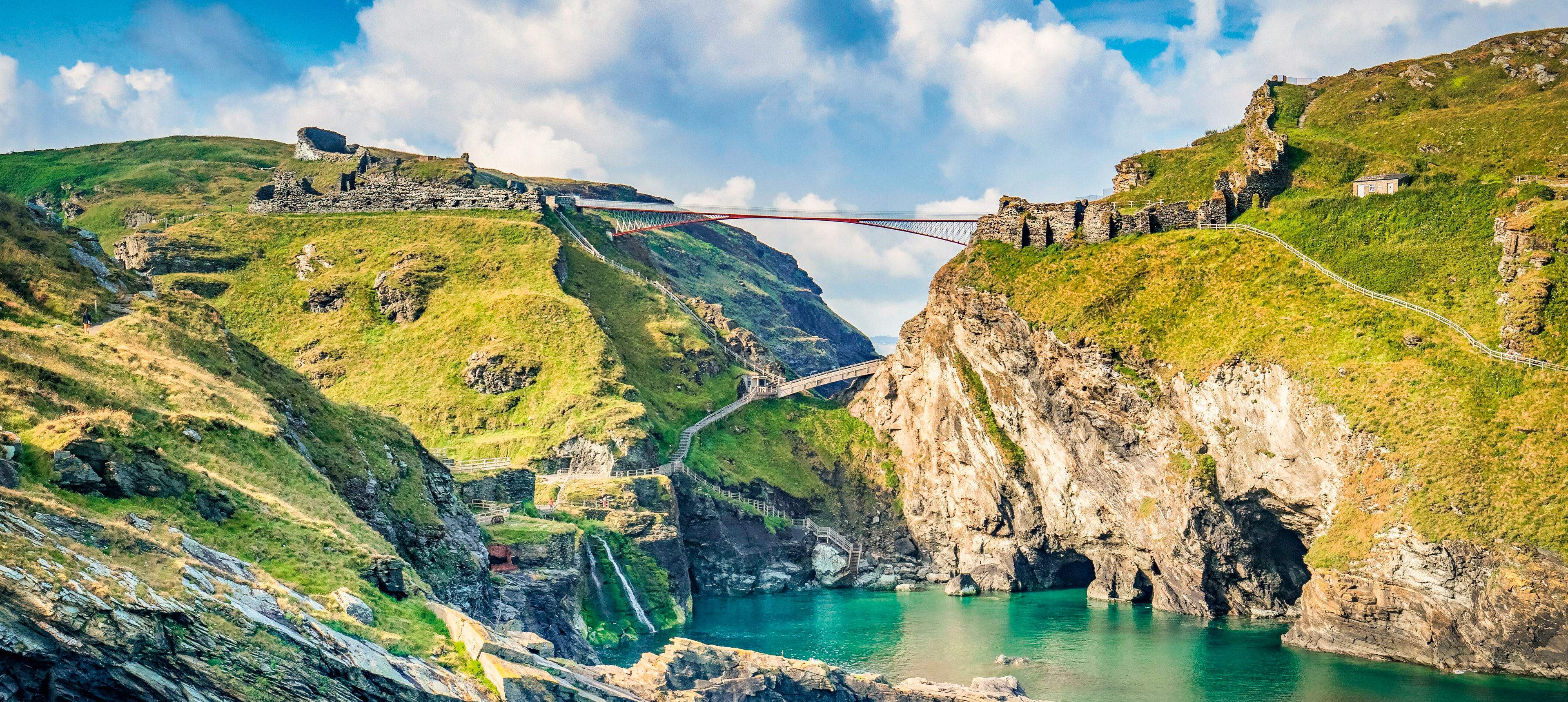Tintagel Castle, legendärer Geburtsort von König Artus
