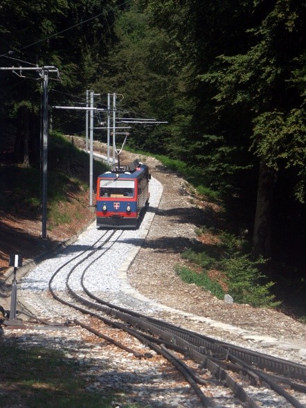 Eine der ältesten Bergbahnen der Schweiz (Foto: Marcus X. Schmid)