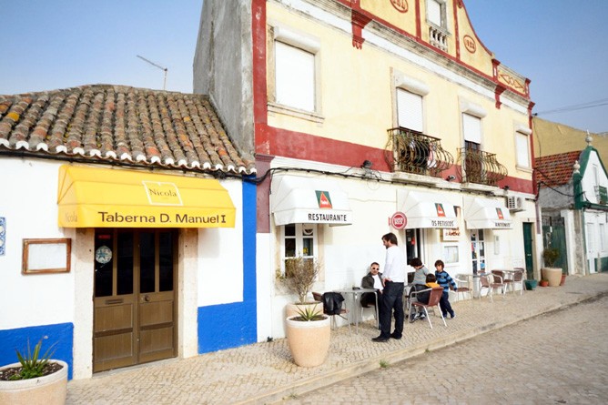 Typisch portugiesisch, die Altstadt von Alcochete (Foto: Johannes Beck)