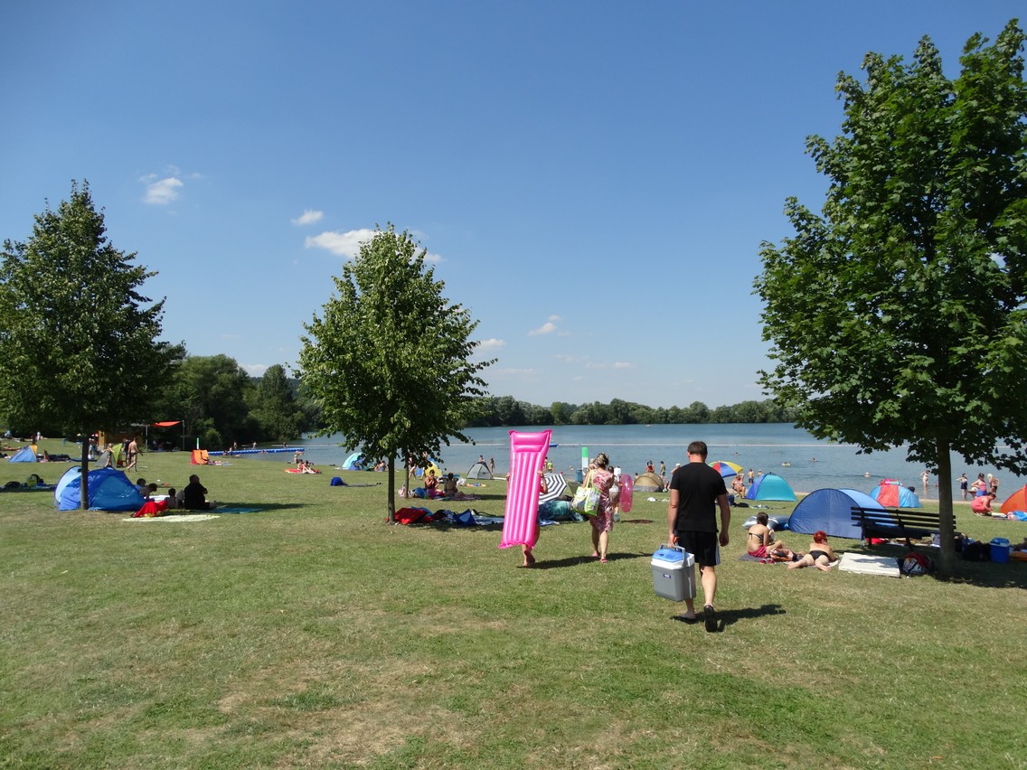 Der Kiessee in Breitungen (Foto: Heidi Schmitt)