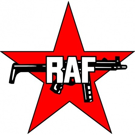 Das kriegerische Logo der Terroristen