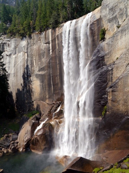 Einer der beeindruckenden Wasserfälle des Yosemite-Nationalparks (Foto: Volker Feser)