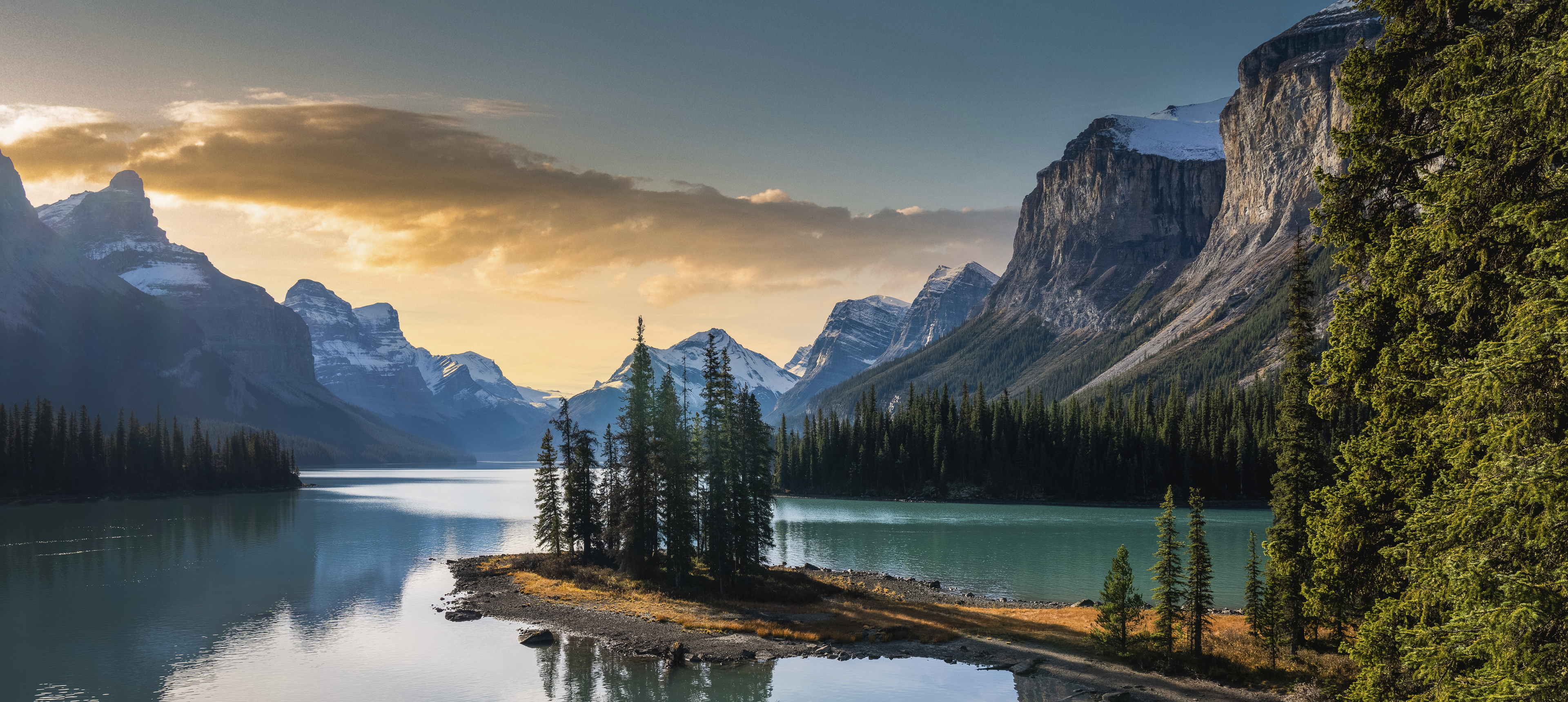 Spirit Island im Jasper National Park
