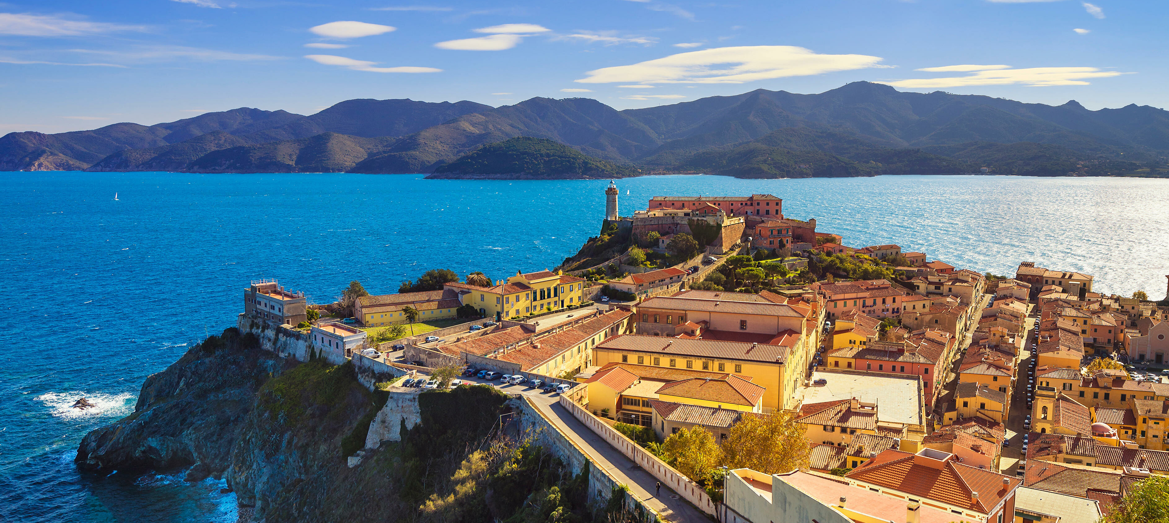 Blick auf die Altstadt von Portoferraio