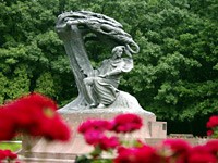 Chopin-Denkmal im Park &#321;azienki Królewskie