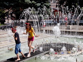 Willkommene Erfrischung an heißen Sommertagen. (Foto: André Micklitza)
