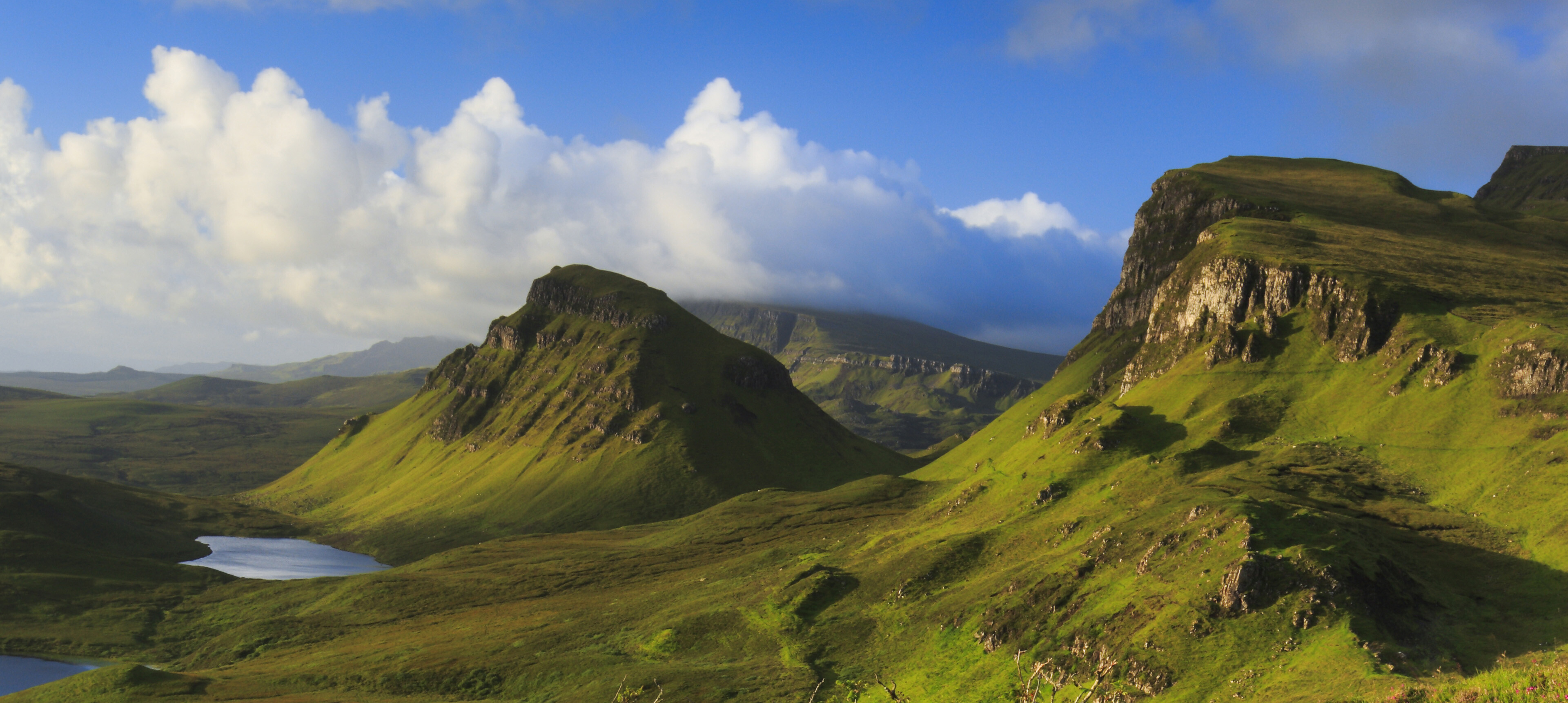 Ausblick auf das Quiraing-Massiv