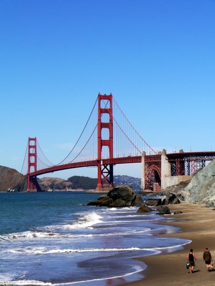 Die Golden Gate Bridge ist Wahrzeichen und wunderschönes Fotomotiv zugleich (Foto: Volker Feser)