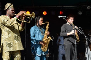 Beim Brussels Jazz Marathon. (Foto: Petra Sparrer)